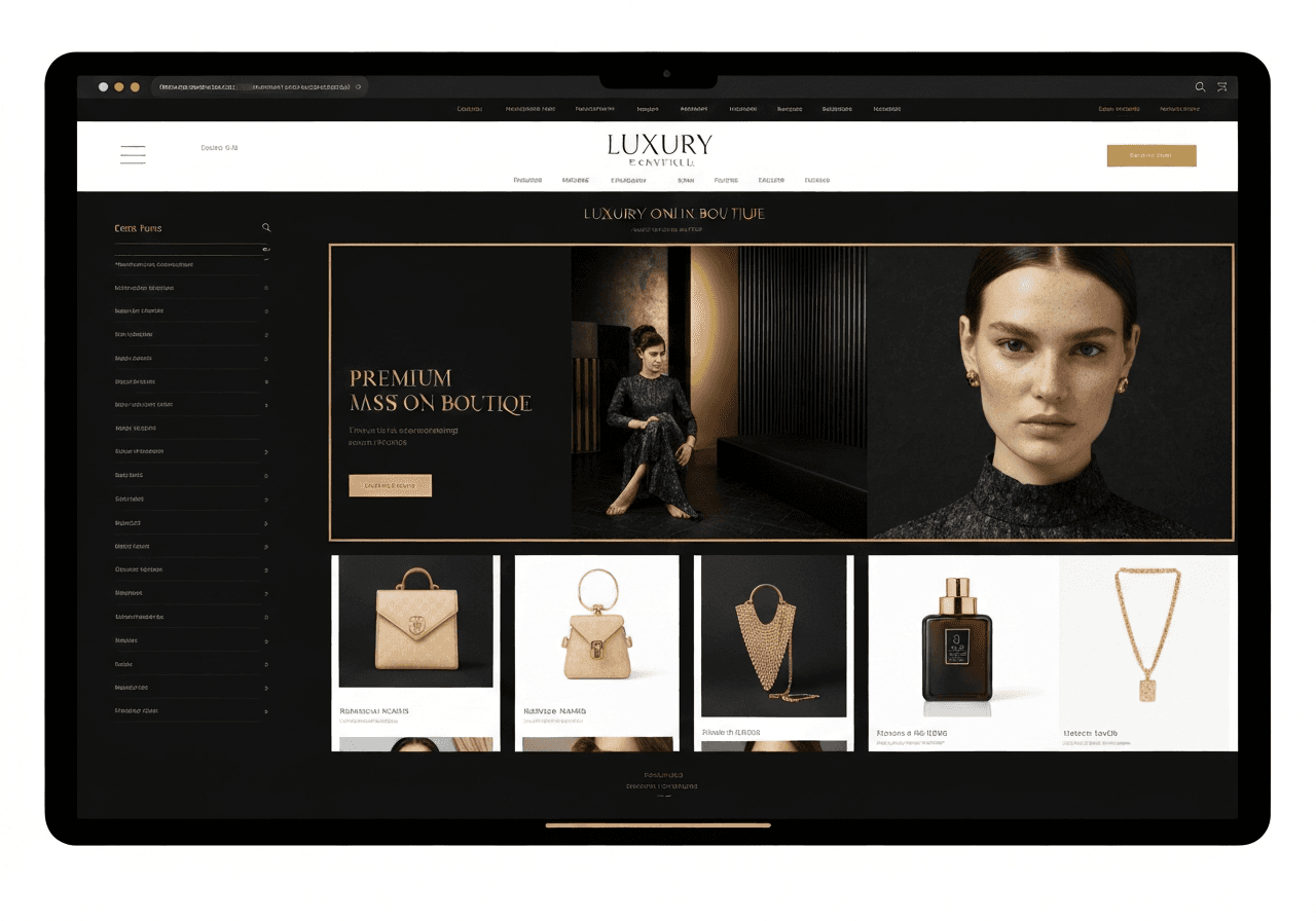 Site E-commerce Boutique - Après