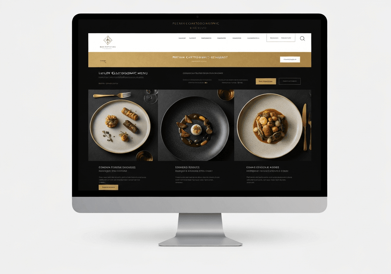 Site Restaurant Gastronomique - Après